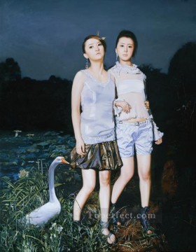 Chino Painting - Chicas chinas perdidas del paraíso